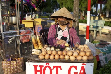 Vietnamese Street Vendor clipart