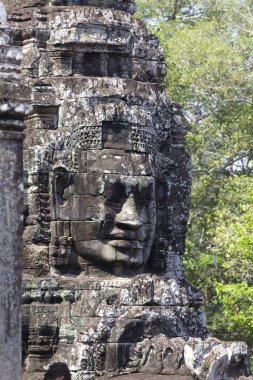 Bayon Temple Cambodia clipart