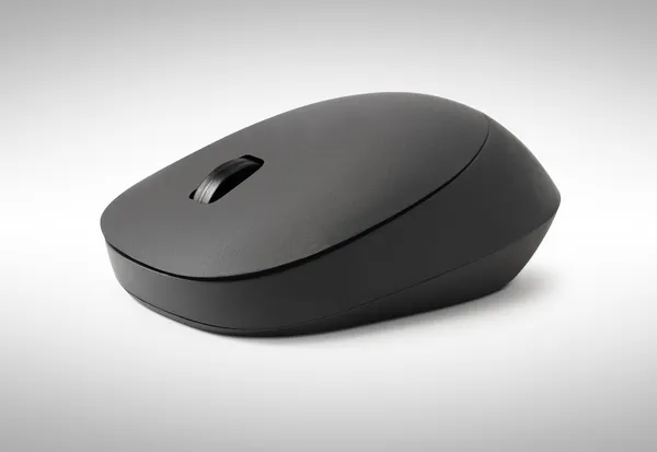 Bezprzewodowa mysz komputerowa (ścieżka przecinania ) — Zdjęcie stockowe