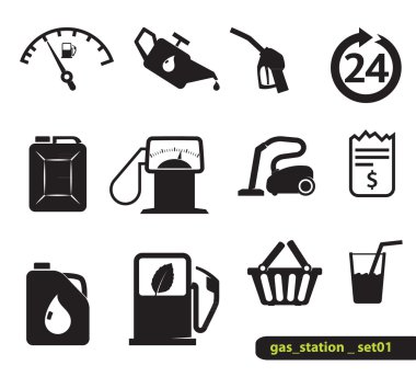 benzin istasyonu simgeler