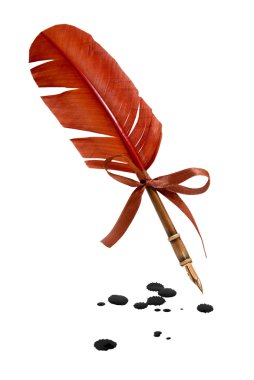 Feather quill clipart