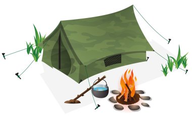 Camping clipart