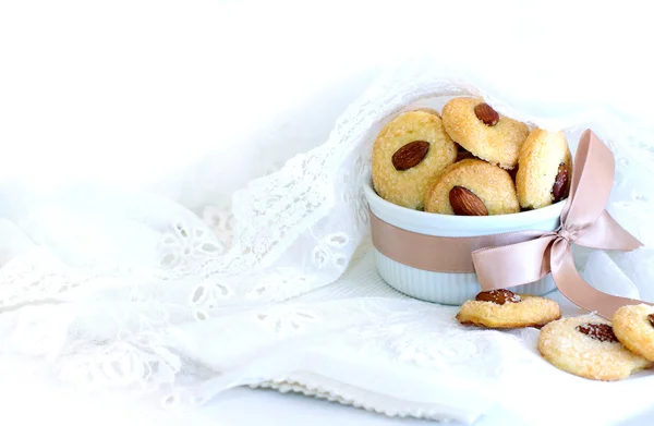 Печенье с миндалем — стоковое фото