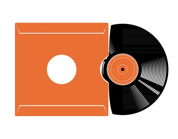Vinyl disc — Stock Vector