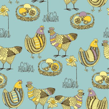 Easter seamless wallpaper clipart