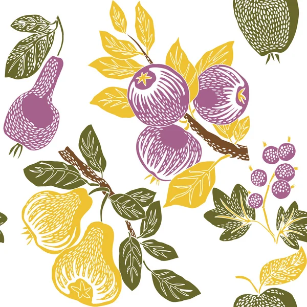 Jardín de frutas — Archivo Imágenes Vectoriales