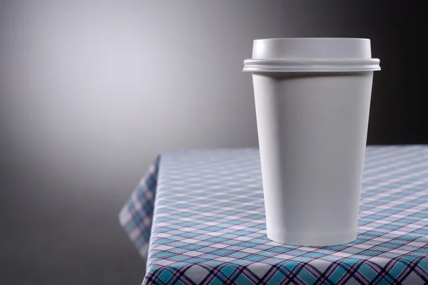 stock image Paper cup on the table top