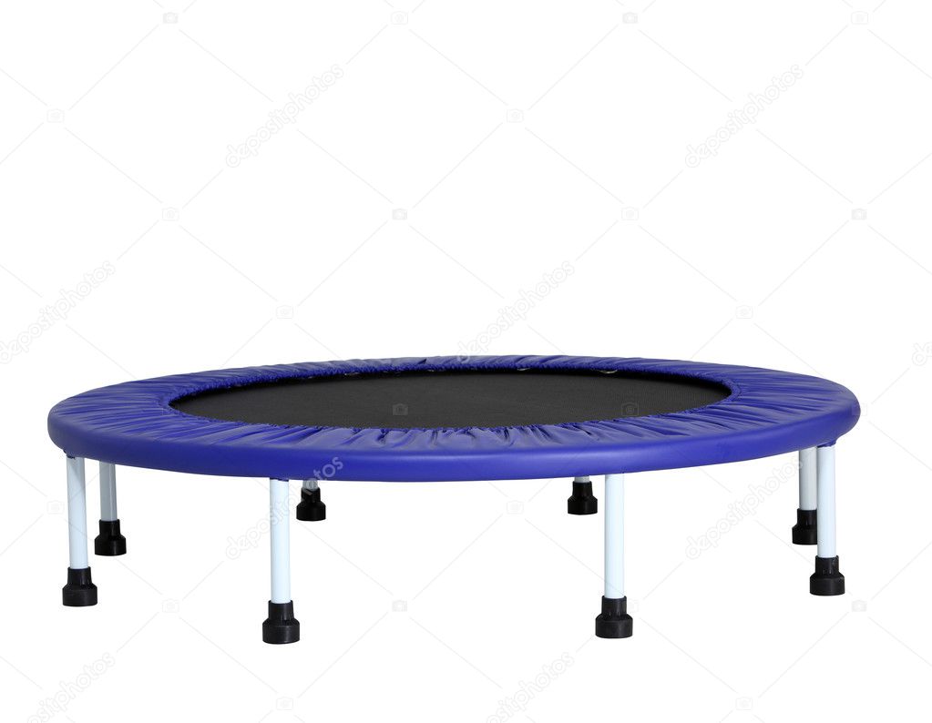 Clipping path of the trampolin on white