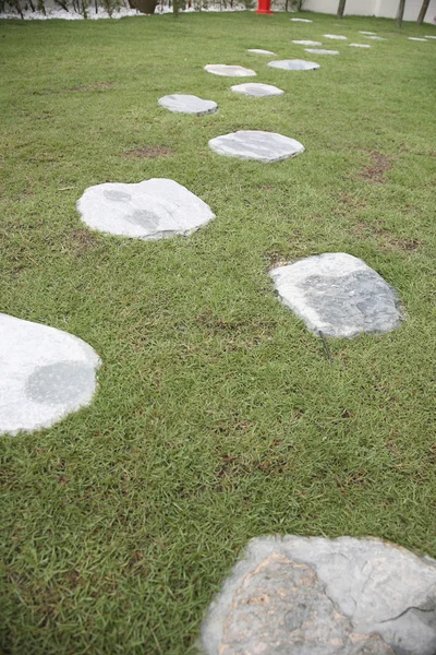 Kámen na trávě — Stock fotografie
