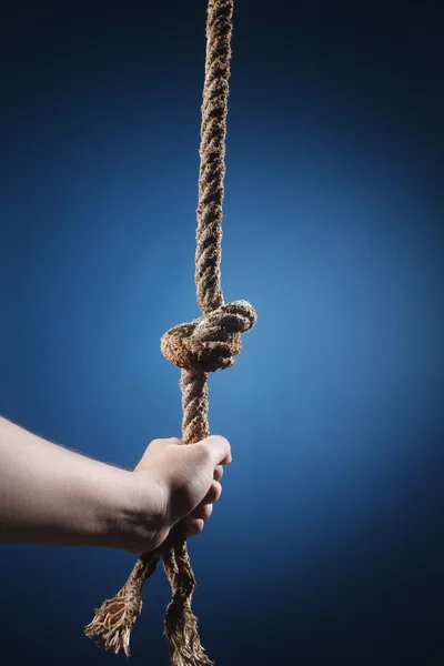 Escape rope from the sky — Stock Photo, Image