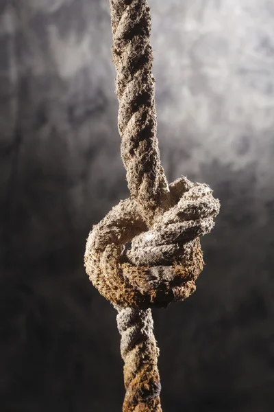 Stock image of rope with knot — Stock Photo, Image
