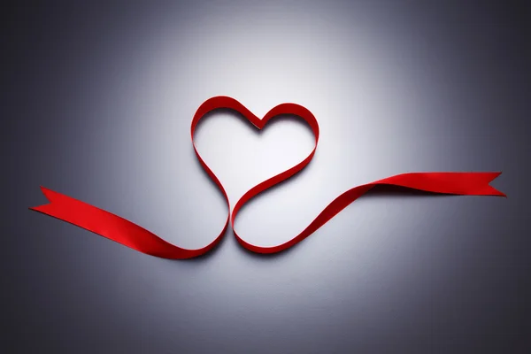 Red ribbon — Stock Photo, Image