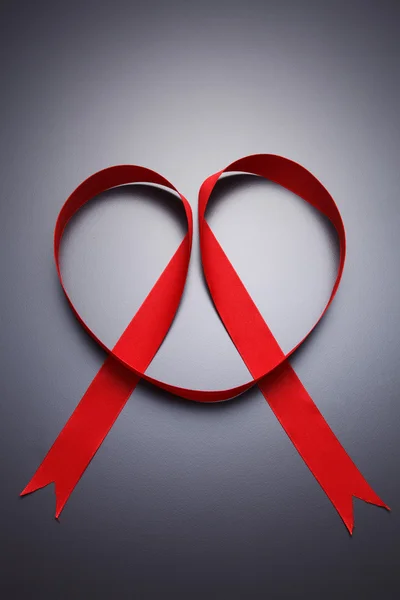 Red ribbon — Stock Photo, Image