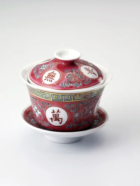 Čínský čaj pohár s víkem — Stock fotografie
