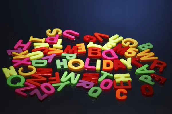 Magnetyczne alfabetów — Zdjęcie stockowe