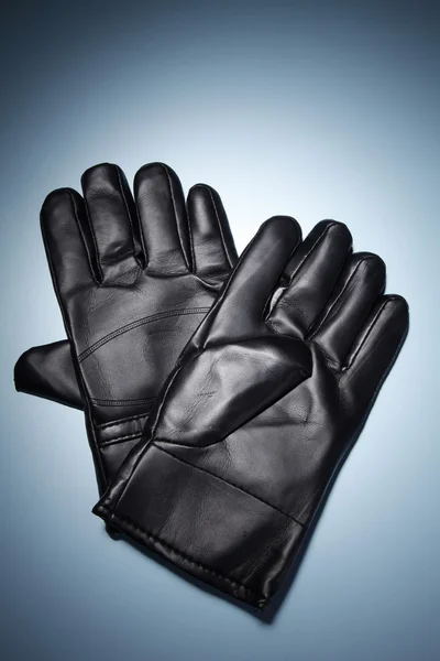 Siyah eldiven — Stok fotoğraf