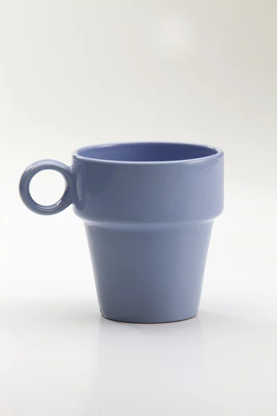 Imagen de stock de taza de color azul — Foto de Stock