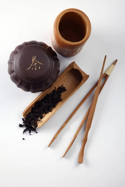 Dry chinese tea leaf — Stock Photo, Image