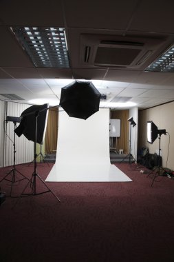 Studio setting clipart