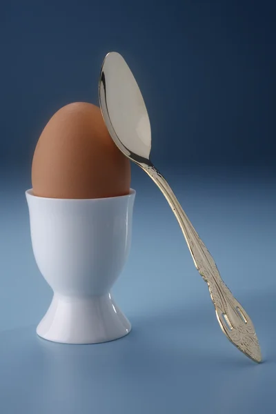 半熟鸡蛋 — 图库照片