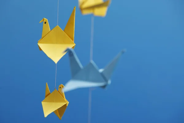 Origami-ptak — Zdjęcie stockowe