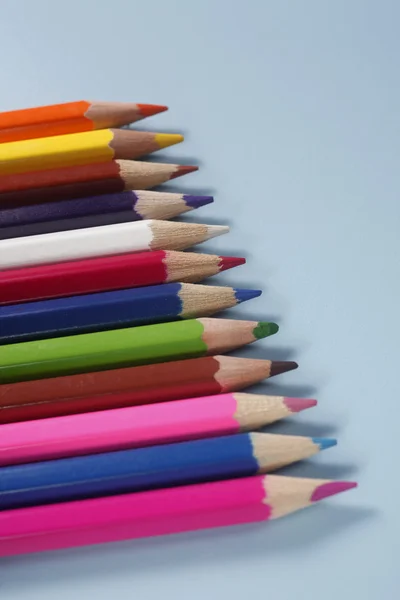 Barevný tužky — Stock fotografie