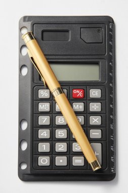 Pen and a calculator