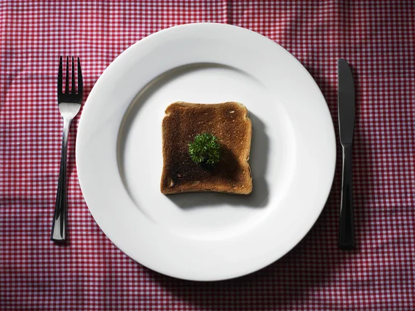 Burnt toast — Stockfoto