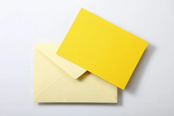 Boş kağıt zarf — Stok fotoğraf