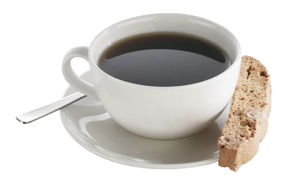 Kawa i herbatniki — Zdjęcie stockowe