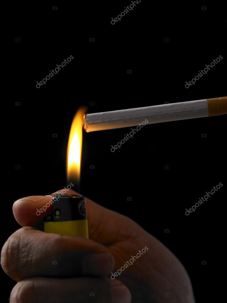 Light up cigarette — Stock Photo © eskaylim 8734246