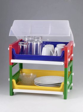 Dish organizer clipart