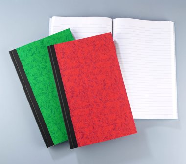 Three log books clipart