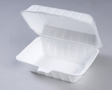 Styrofoam meal box clipart