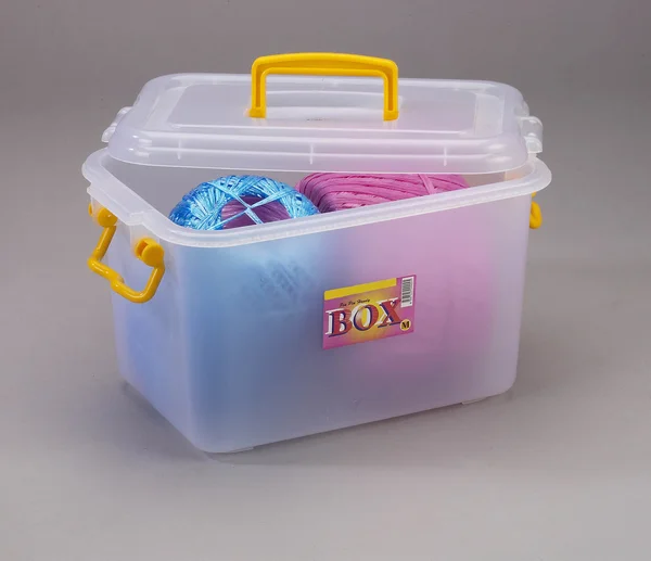Caja de plástico — Foto de Stock