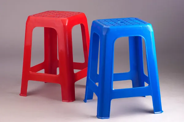 Plastic chairs — Stock Photo, Image