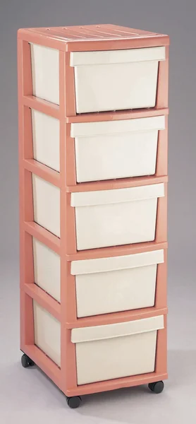 Layer plastic drawer — Stock Photo, Image