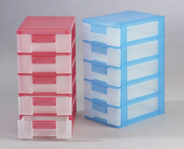 Schublade aus Kunststoff — Stockfoto