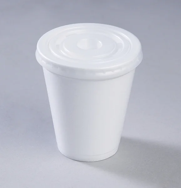 Polystyrenové pohár — Stock fotografie