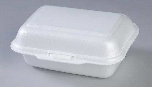 Styrofoam maaltijd vak — Stockfoto