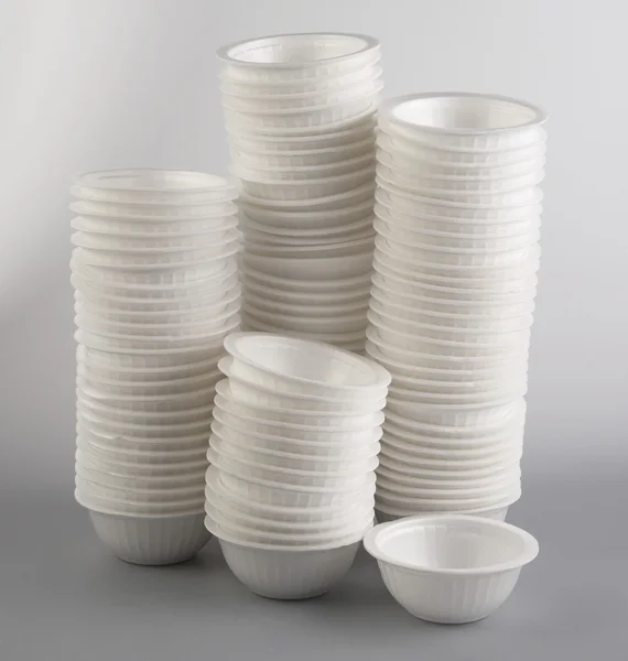 Polystyrene bowl — Stock Photo, Image