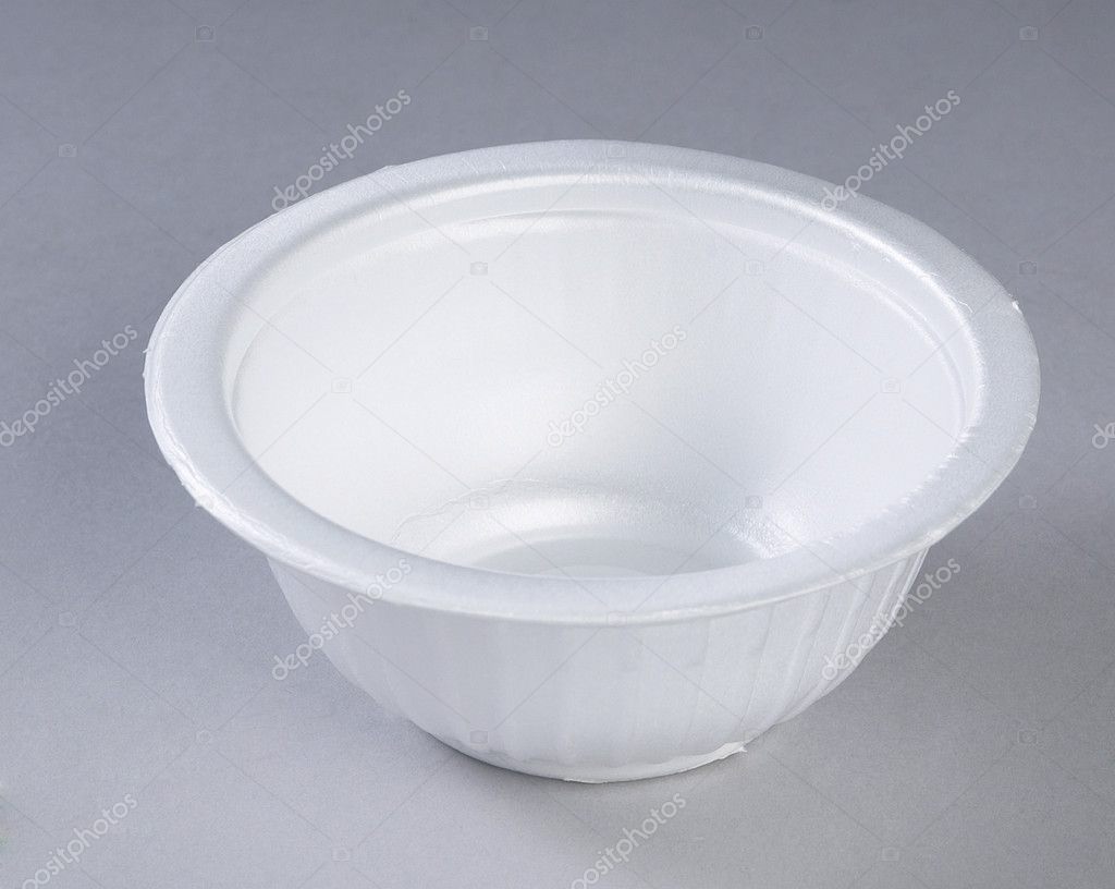 Polystyrene bowl