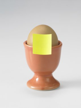 Egg ang egg holder clipart