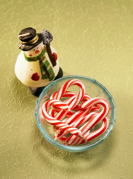Canna da zucchero e elemento di decorazione di Natale — Foto Stock