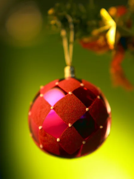 Dekorační zboží, koule na vánoční stromeček — Stock fotografie