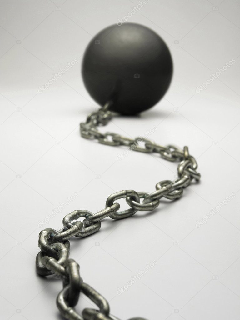 Metal ball with chain Stock Photo by ©eskaylim 8942846