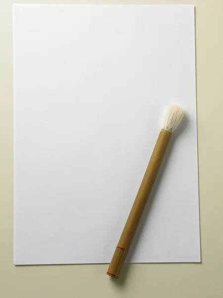 Китайская каллиграфическая ручка — стоковое фото