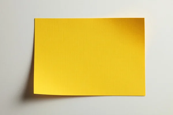 Κίτρινη κάρτα — Φωτογραφία Αρχείου