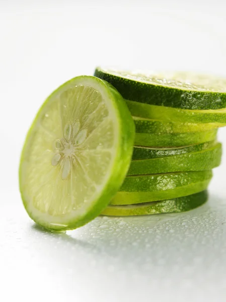 Lime sliced — Stock Photo, Image