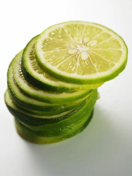 Lime gesneden — Stockfoto